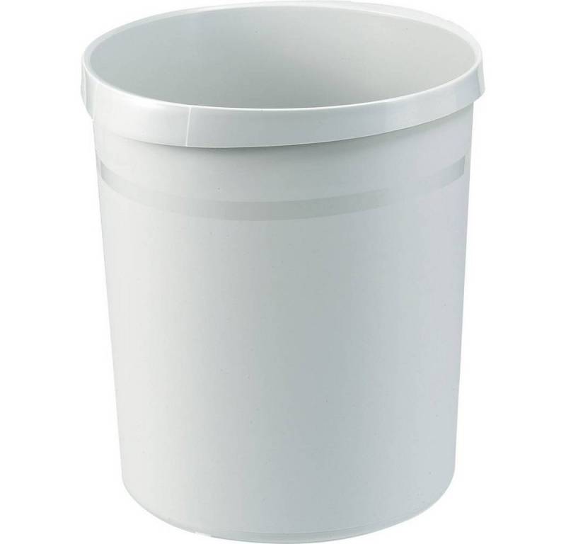 HAN Papierkorb Papierkorb18 ltr, rund, mit 2 Griffmulden, extra von HAN