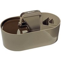 HAN Schreibtisch-Organizer Toolbox Loft hellbraun Kunststoff 4 Fächer 34,0 x 18,7 x 18,8 cm von HAN