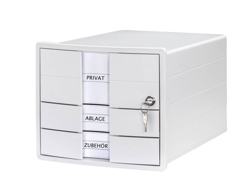 HAN Schubladenbox HAN 1018 Schubladenbox IMPULS A4/C4 inkl. Einsatz & Schloss - weiß HAN Schubladenbox HAN 1018 Schubladenbox IMPULS A4/C4 inkl. Einsatz & Schloss - weiß von HAN
