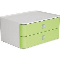 HAN Schubladenbox Smart Box ALLISON  grün 1120-80, DIN A5 mit 2 Schubladen von HAN