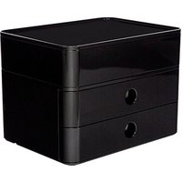 HAN Schubladenbox Smart Box plus ALLISON  schwarz 1100-13, DIN A5 mit 3 Schubladen von HAN