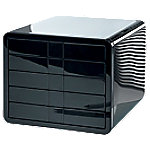 HAN Schubladenbox iBox Kunststoff Schwarz 29,5 x 35,5 x 24,7 cm von HAN
