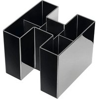 HAN Stiftehalter BRAVO schwarz Kunststoff 5 Fächer 10,9 x 10,9 x 9,0 cm von HAN