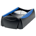 HAN Visitenkartenbox Delta VIP 500 Karten Schwarz, Blau 12 x 25,5 x 8 cm von HAN