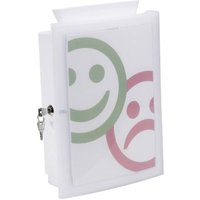 [NEUWERTIG] B-Ware Han Sammelbox Image'in Abschließbar Schließbox Mit Zubehör Weiß 260x375x128mm von HAN