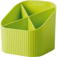 HAN - Stifteköcher Re-X-LOOP 11,1 x 10,5 x 11,1 cm (b x h x t) Polypropylen 100 % recycelt lemon von HAN