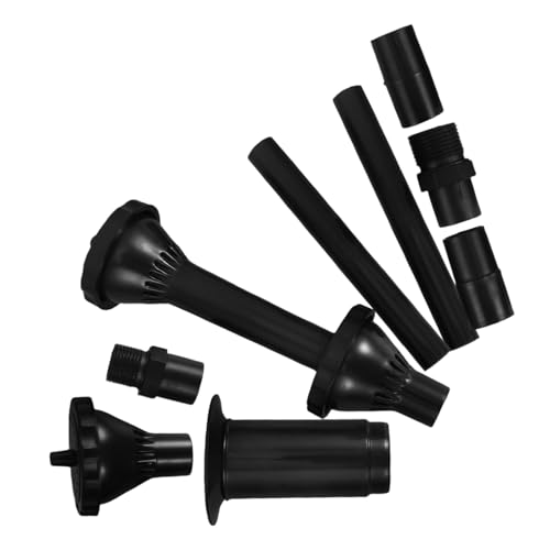 9 Stk Teichbrunnenkopf springbrunnen düse springbrunnen zubehör poolzunehör pool fittings poolzubebör Kindersprinkler Haustier Pumpe Jet Springbrunnen Sprühköpfe Fontänendüse Black HANABASS von HANABASS