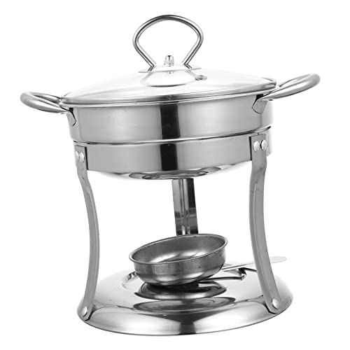 HANABASS 1 Satz Camping Alkohol Kocher Robuster Tragbarer Brenner für Outdoor Hot Pot und Buffet für Camping Selbstfahrer und Gartenküche von HANABASS