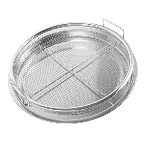 HANABASS 1 Satz Grill und Servierplatte Multifunktionale Bratpfanne für Grillen und Frittieren für BBQ Snacks und Desserts Hochwertige Küchenhilfe von HANABASS