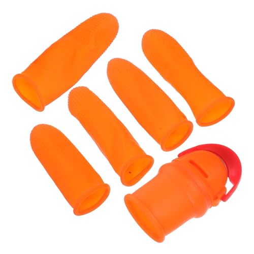 HANABASS 1 Satz Pfefferpflücker Werkzeug für Gartenfrüchte Picker Trennscheide -Nagelschutzwerkzeug Obst- und Gemüse -Picking -Kit Scheren Gartengeräte Eisen Orange von HANABASS