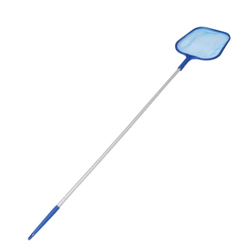 HANABASS 1 Satz Professionelles Poolreinigungsnetz mit Abnehmbarer Aluminiumstange Teiliger Kescher für Teiche und Aquarien Handhaben von HANABASS