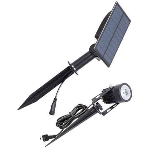 HANABASS 1 Satz Solar LED Gartenleuchte Wasserdichtes Solarlicht für Außenbereiche Dekorative Landschaftsleuchte Installieren Warmlicht für Garten und Höfe von HANABASS