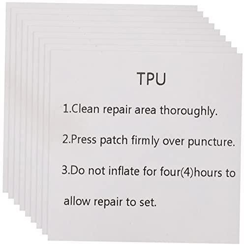 HANABASS 1 Satz TPU Reparaturpatch Wasserdichtes Selbstklebendes Reparaturset Für Luftmatratzen Schwimmringe Zelte Und Andere Aufblasbare Produkte 10 Blatt HANABASS 1 Satz TPU Reparaturpatch Wasserdichtes Selbstklebendes Reparaturset Für Luftmatratzen Schwimmringe Zelte Und Andere Aufblasbare Produkte 10 Blatt von HANABASS