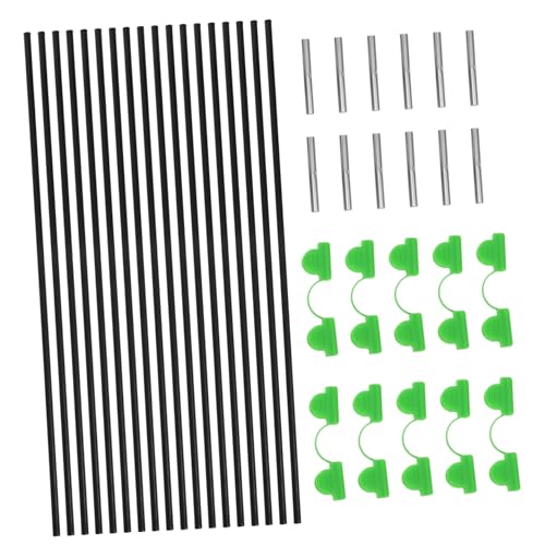 HANABASS 1 Set Fiberglas Bogenset Reihenabdeckung Gartenstützen Gewächshaus Stützreifen Gewächshausreifen Wachstumstunnel Fiberglas Gartenreifen Gartenabdeckungsreifen Gewächshaus von HANABASS