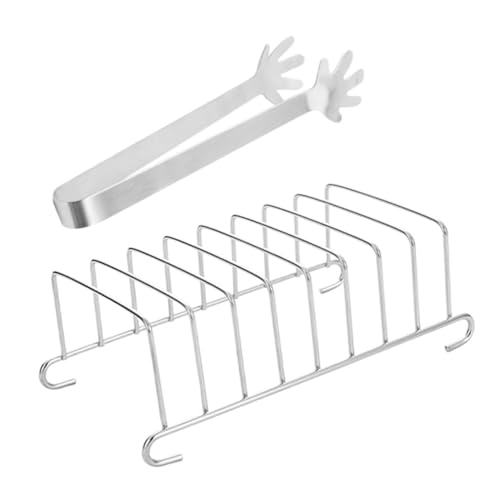 HANABASS 1satz Edelstahl Toast Rack Set Für Luftfritteuse Und Toaster Vielseitige Küchenhilfe Mit Lebensmittelclip Tragbar Und Leicht Zu Reinigen Teiliges Zubehör Für Haus Und Reisen HANABASS 1satz Edelstahl Toast Rack Set Für Luftfritteuse Und Toaster Vielseitige Küchenhilfe Mit Lebensmittelclip Tragbar Und Leicht Zu Reinigen Teiliges Zubehör Für Haus Und Reisen von HANABASS