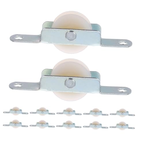 HANABASS 12 Stück Teiliges Patio Sonnenschirm Ersatz-Pulley Bracket Schnelles Montagedesign Kompatibel mit Garten Terrassenschirmen Vielseitig Einsetzbar für Reibungsloses Seilgleiten von HANABASS