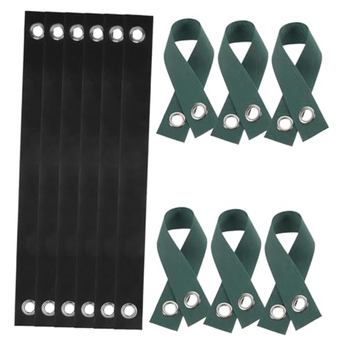 HANABASS 12 Stück Teiliges Verstellbare Witterungsbeständige Nylon Baumgurte mit Ösen zur Stabilen Pflanzenstütze Windresistente Baumbefestigungsbänder für Junge Bäume Schutz vor von HANABASS