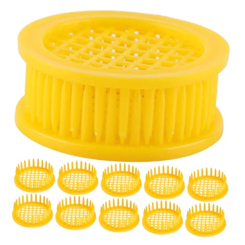 HANABASS 18 Stück Teiliges Beekeeping Käfig aus Kunststoff mit Belüftung Bienenfreundlicher Königinnenkäfig zur Sicheren Isolation und Transport Imkereizubehör für Effizientes von HANABASS