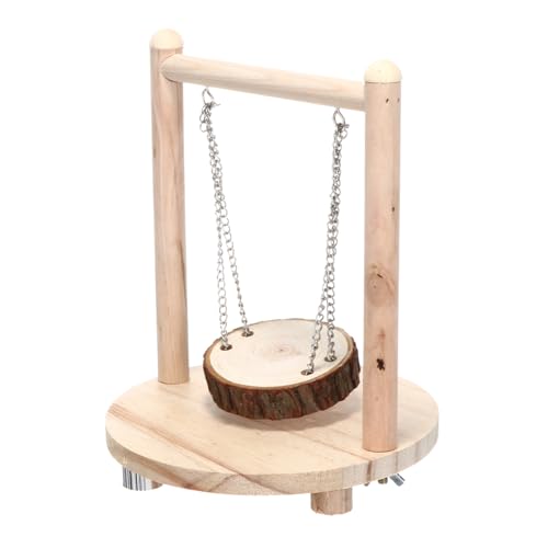HANABASS Hamsterschaukel aus Holz Robust Übungsspielzeug für Kleine Haustiere Vogelspielzeug für Schreibtisch Hamsterhängemattenspielzeug Käfigspielzeug für Meerschweinchen HANABASS Hamsterschaukel aus Holz Robust Übungsspielzeug für Kleine Haustiere Vogelspielzeug für Schreibtisch Hamsterhängemattenspielzeug Käfigspielzeug für Meerschweinchen von HANABASS