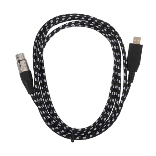 HANABASS 1Stück USB Xlr Mikrofonkabel Geschirmt Schwarz für PC Mikrofone Kondensatormikrofone für Hochwertige Audioverbindungen HANABASS 1Stück USB Xlr Mikrofonkabel Geschirmt Schwarz für PC Mikrofone Kondensatormikrofone für Hochwertige Audioverbindungen von HANABASS