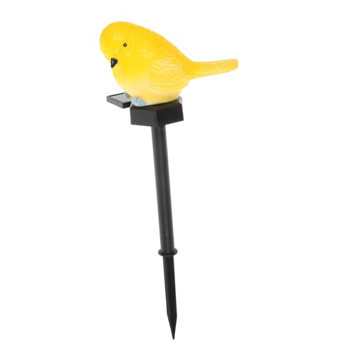 HANABASS 1stk Garten Licht Nachtbeleuchtungslampe Solarlampe Garten Solar-vogellampe Geführte Dekorative Lichter Leuchte Gartendeko Solar Tiere Für Außen Garten Kunsthandwerk Der Vogel Harz von HANABASS