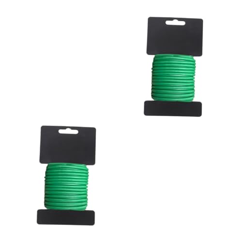 HANABASS 2 Rollen Pflanzenbinder Ummanteltem Draht Flexible Gartenbindedraht für Pflanzenfixierung Robustes Material Schützt vor Wind und Regen Langlebig und für Unterstützung HANABASS 2 Rollen Pflanzenbinder Ummanteltem Draht Flexible Gartenbindedraht für Pflanzenfixierung Robustes Material Schützt vor Wind und Regen Langlebig und für Unterstützung von HANABASS