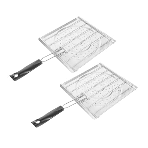 HANABASS 2 Stück Grill Kompaktes Toastertablett Toastständer Groß Kompakte Toaster Brotkochgeschirr Brot Backblech Kompaktes Backkochgeschirr Kompakter Brottoaster Schwarz Rostfreier HANABASS 2 Stück Grill Kompaktes Toastertablett Toastständer Groß Kompakte Toaster Brotkochgeschirr Brot Backblech Kompaktes Backkochgeschirr Kompakter Brottoaster Schwarz Rostfreier von HANABASS