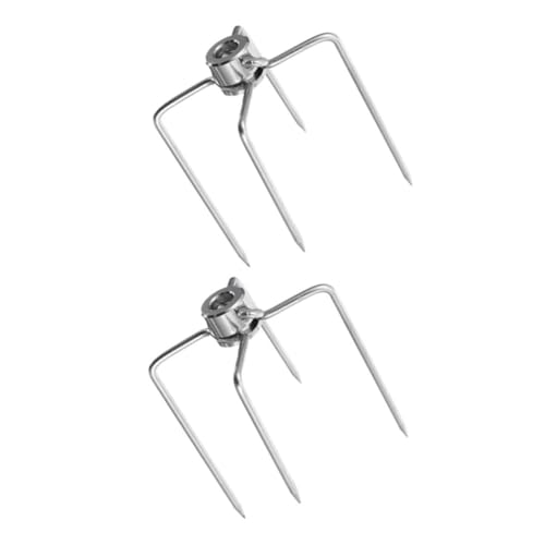 HANABASS 2Stücke BBQ Fleischgabeln aus Verchromtem Eisen Rotisserie Grillzubehör für BBQ Partys Camping und Grillrestaurants Spießgabeln für Sicheres Halten HANABASS 2Stücke BBQ Fleischgabeln aus Verchromtem Eisen Rotisserie Grillzubehör für BBQ Partys Camping und Grillrestaurants Spießgabeln für Sicheres Halten von HANABASS