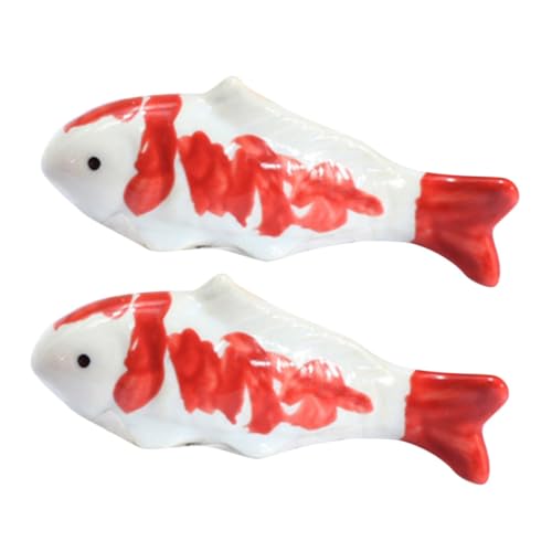 HANABASS 2 Stück Keramik Fischfigur Schwimmend Aquarium Deko Fische Schwimmende Figuren für Fischbecken und Teich Lebendige Fischdekoration mit Glatter Oberfläche und Leichtem Design HANABASS 2 Stück Keramik Fischfigur Schwimmend Aquarium Deko Fische Schwimmende Figuren für Fischbecken und Teich Lebendige Fischdekoration mit Glatter Oberfläche und Leichtem Design von HANABASS