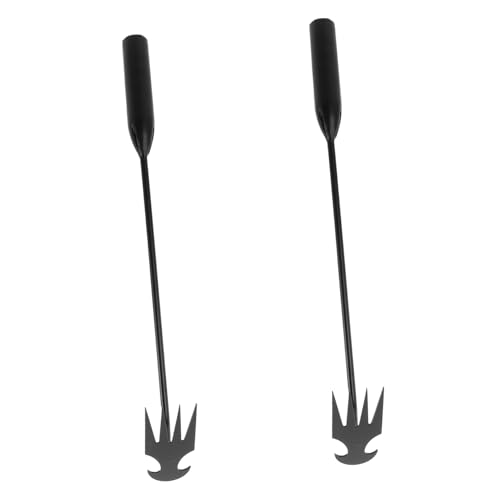 HANABASS 2stücke Unkrautstecher Aus Edelstahl Für Garten Manuelles Unkrautentferner-Werkzeug Zum Entwurzeln Von Wildgemüse Und Auflockern Der Erde Leicht Und Multifunktional Für von HANABASS