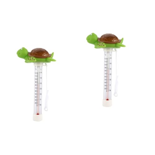 HANABASS 2 Stück Schwimmendes Poolthermometer für Wasser Temperaturanzeige Robustes Leichtes Design für Pools und Badewannen für Sicheres Baden und Spielspaß Hohe Lesegenauigkeit Schnelles von HANABASS