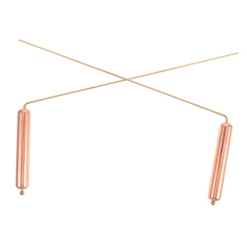 HANABASS 2 Stück Teiliges Kupfer dowsing tool Präzise Wünschelruten für Wasserortung Geistessuche und Goldsuche Vielseitiges Reines Kupfer detektionswerkzeug für Zuhause und Profis HANABASS 2 Stück Teiliges Kupfer dowsing tool Präzise Wünschelruten für Wasserortung Geistessuche und Goldsuche Vielseitiges Reines Kupfer detektionswerkzeug für Zuhause und Profis von HANABASS