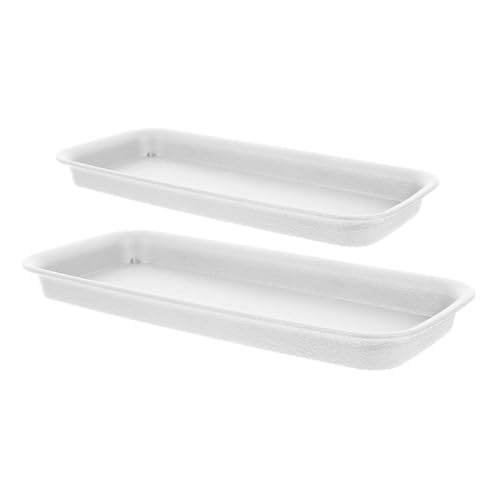 HANABASS 2 Stück Teiliges Rechteckiges Blumenuntersetzer aus Leichtem Robustem Resin Wasserauffangschale für Pflanzentöpfe für Innen und Außenbereiche Vielseitiger Tropfteller für Garten HANABASS 2 Stück Teiliges Rechteckiges Blumenuntersetzer aus Leichtem Robustem Resin Wasserauffangschale für Pflanzentöpfe für Innen und Außenbereiche Vielseitiger Tropfteller für Garten von HANABASS