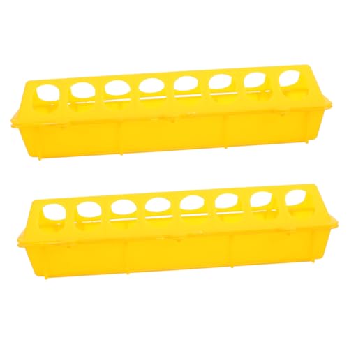 HANABASS 2 Stück Tragbare Kunststoff Futtertrog Futterspender für Tauben Hühner Küken Futterbehälter Praktischer Vogelfutterautomat Langlebig aus Kunststoff HANABASS 2 Stück Tragbare Kunststoff Futtertrog Futterspender für Tauben Hühner Küken Futterbehälter Praktischer Vogelfutterautomat Langlebig aus Kunststoff von HANABASS