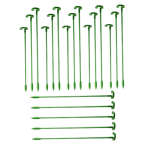 HANABASS 20 Stück Teiliges Pflanzenstützset für Zimmerpflanzen mit Robuste Langlebige Orchideenstäbe zur Stabilen Pflanzenstütze und Gesundem Wachstum im Innenbereich von HANABASS
