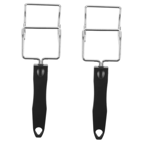 HANABASS 2stücke Küchen Backblech Clip Mit Langem Griff Hitzebeständiger Greifer Für Heiße Platten Für Backöfen Und Grillzubehör Rutschfest Und Langlebig von HANABASS