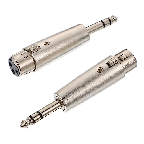 HANABASS 2Stücke Pin Xlr Audioadapter Langlebiges Design mit Schutzabschirmung für Mikrofon und Audiogeräte Hochwertiger Klangübertragungsschutz HANABASS 2Stücke Pin Xlr Audioadapter Langlebiges Design mit Schutzabschirmung für Mikrofon und Audiogeräte Hochwertiger Klangübertragungsschutz von HANABASS