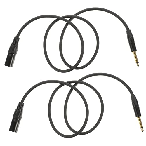 HANABASS 2Stücke Xlr zu Adapterkabel Mikrofonkabel für Studio und Live Auftritte Flexibles Langlebiges Kompatibel mit Xlr Geräten HANABASS 2Stücke Xlr zu Adapterkabel Mikrofonkabel für Studio und Live Auftritte Flexibles Langlebiges Kompatibel mit Xlr Geräten von HANABASS