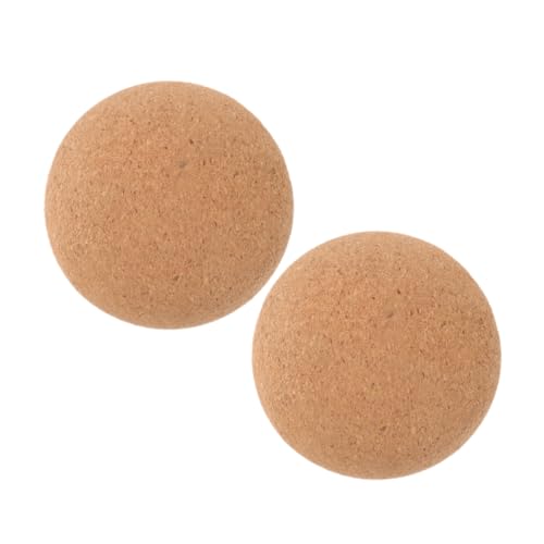 HANABASS 2stücke Cork Massage Ball Relaxation Roller Fitness Roller Ball Cork Roller Ball Massage Balls Small Massage Ball Muscle Roller Ball Yoga Massage Ball Massage Ball von HANABASS