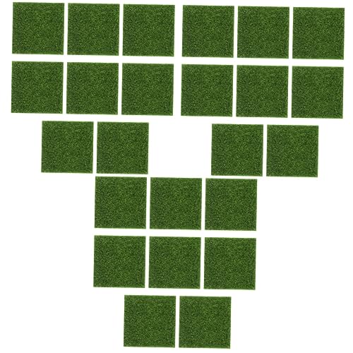 HANABASS 3 Sätze Teiliges Künstliche Moosrasen Für DIY Mikrolandschaften Realistische Dekoration Für Terrarien Puppenhäuser Und Gartenprojekte 8 Stück * 3 von HANABASS