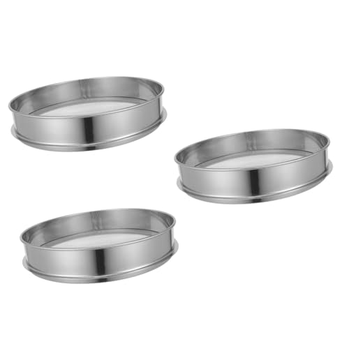 HANABASS 3 Stück Gartensieb Bodenfilter mit Maschenweite für Gartenarbeit und Kompost Rundes Bodensieb zur Sand und Steinentfernung Leicht zu Reinigen und Langlebig HANABASS 3 Stück Gartensieb Bodenfilter mit Maschenweite für Gartenarbeit und Kompost Rundes Bodensieb zur Sand und Steinentfernung Leicht zu Reinigen und Langlebig von HANABASS