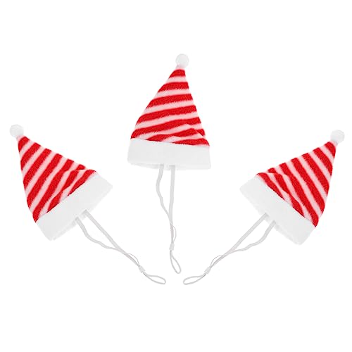 HANABASS 3 Stück Teiliges Weihnachtsmütze für Kleine Haustiere Bequemes Pet Cosplay Hut Zubehör Festliche Katzen und Hundekappe für Weihnachtsdeko und Partyveranstaltungen HANABASS 3 Stück Teiliges Weihnachtsmütze für Kleine Haustiere Bequemes Pet Cosplay Hut Zubehör Festliche Katzen und Hundekappe für Weihnachtsdeko und Partyveranstaltungen von HANABASS