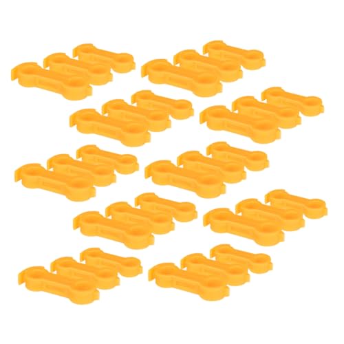 HANABASS 30 Stück Teiliges Vogelbein-korrekturband für Küken aus Langlebigem Kunststoff mit Sicherem Verschluss zur Schnellen Spreizbeinbehandlung bei Jungvögeln Wiederverwendbar Leicht von HANABASS