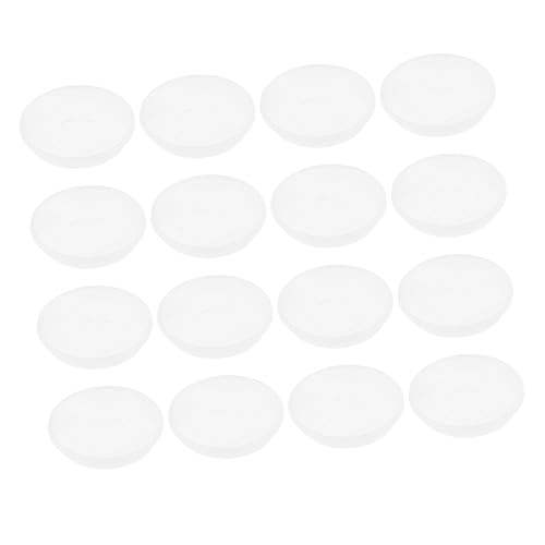 HANABASS 30 Stück Tropfschale aus Kunststoff Tabletts Topf Tablett Gartenpflanzer Untersetzer für Blumentöpfe Pflanzenschale Anlage Blumentablett Pflanzer Wasserschale Plastik Transparent von HANABASS