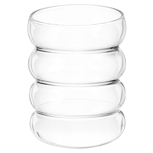 HANABASS 4 Stück Büro Unterhaltung Vintage Tasse Party Getränke Zuhause Cocktailgläser Geformt – Raupe Bar Kaffeetassen Geschirr Nachttisch Becher Beständig Zum Trinken Von Cappuccino von HANABASS