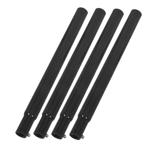 HANABASS 4 Stück Ersatz Herdbeine Aus Metall Abnehmbares Holzofenbein Ersatzbein Für Campingkocher Geteiltes Herdstützbein Verbesserter Herdständer Zelt Holzofenzubehör Schwarz von HANABASS