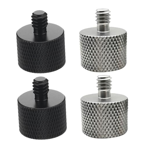 HANABASS 4 Stück Mikrofonständer Adapter aus Teilig Schraubgewinde für von Kameras und Aufnahmegeräten Mikrofonständern HANABASS 4 Stück Mikrofonständer Adapter aus Teilig Schraubgewinde für von Kameras und Aufnahmegeräten Mikrofonständern von HANABASS