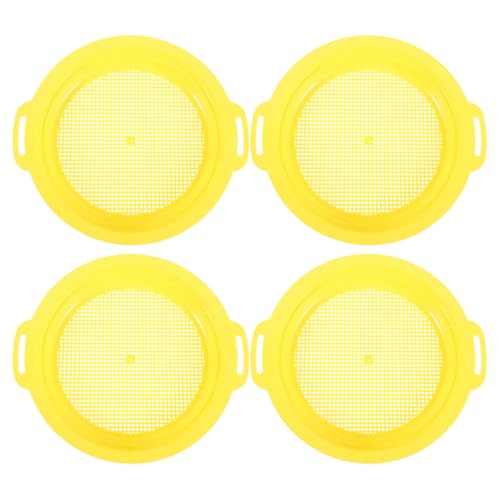 HANABASS 4 Stück Teiliges Filtersieb Mesh für Goldsucher Portable Sifting Pan für Präzise Mineraltrennung im Freien für Strand und Goldklassifizierung HANABASS 4 Stück Teiliges Filtersieb Mesh für Goldsucher Portable Sifting Pan für Präzise Mineraltrennung im Freien für Strand und Goldklassifizierung von HANABASS