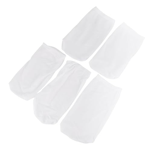HANABASS 5Stücke Pool Filter Socken Wiederverwendbare Mesh Filter Socken für Skimmerkorb Schützt Pumpenlaufrad und Verlängert die Filtersystems von HANABASS