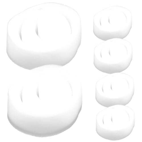 HANABASS 6 Stück Teiliges Lotusblüten Filter Schwamm Schwimmbad Ölabsorption Filter Schwämme Cartoon Design Hohe Effizienz Wiederverwendbar für Poolreinigung und Spa Pflege von HANABASS